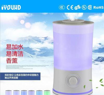 新款3升家用上加水香熏凈化機 超靜音加濕與彩燈制造的完美結合